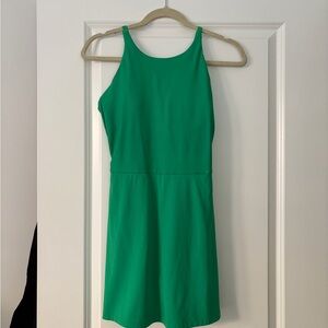 Calvin Klein Green Sleeveless A-Line Dress